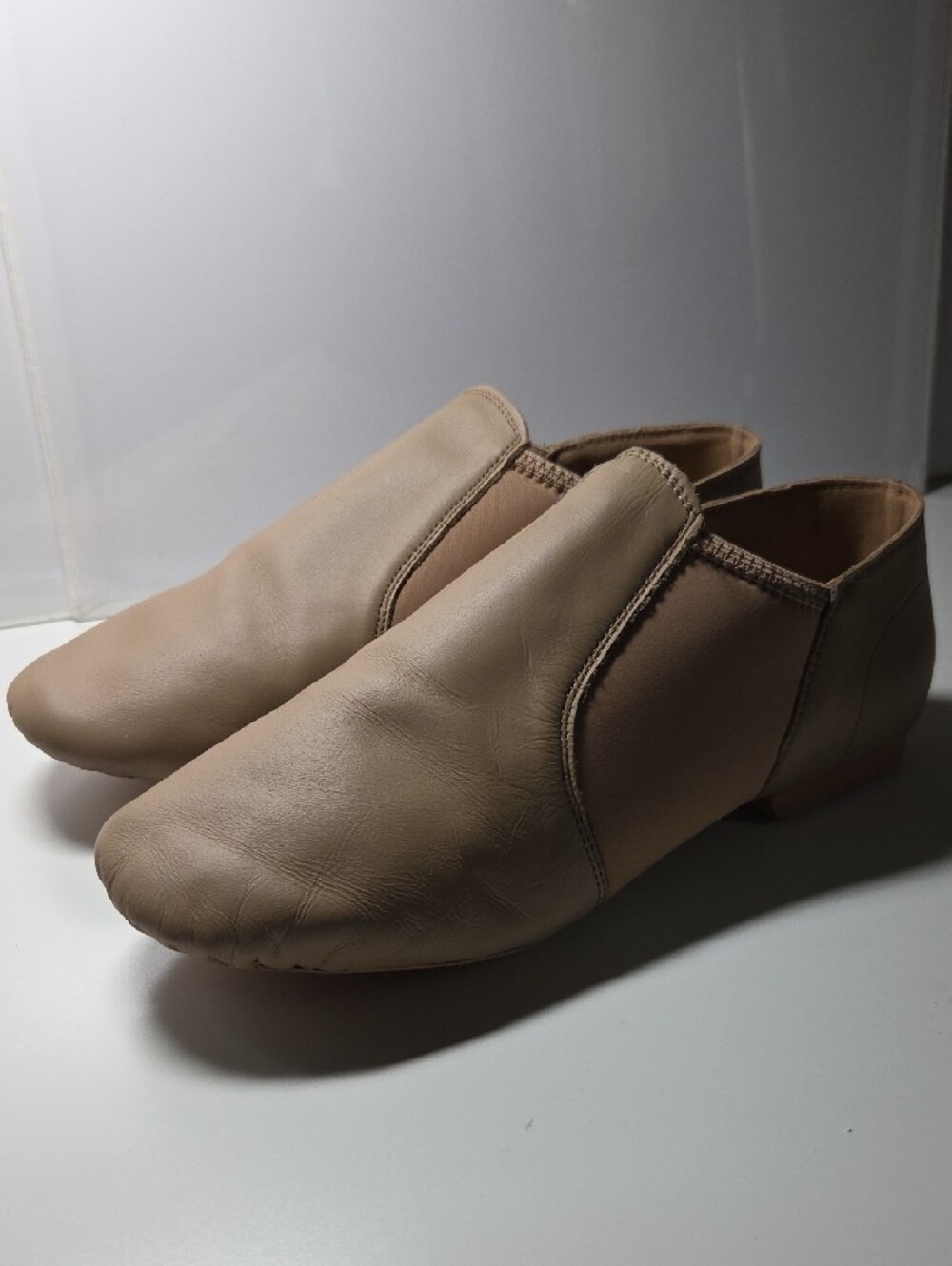 Beige Nude Jazz Dance Shoes - Picture 2 of 9